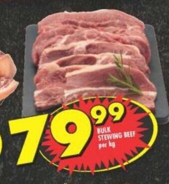 Shoprite Bulk Stewing Beef per kg offer