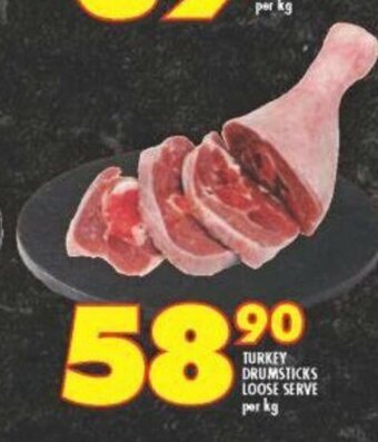 Turkey Drumsticks Loose Serve per kg