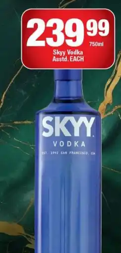 OK Liquor Skyy Vodka offer