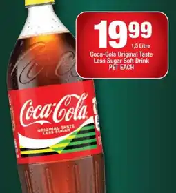 OK Liquor Coca-Cola Original Taste Less Sugar Soft Drink offer