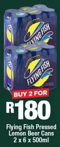 OK Liquor Flying Fish Pressed Lemon Beer Cans offer