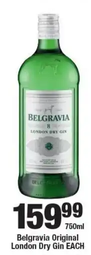 OK Liquor Belgravia Original London Dry Gin offer