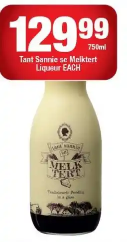OK Liquor Tant Sannie se Melktert Liqueur offer