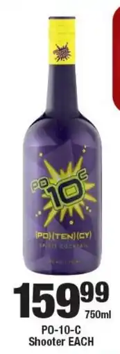 OK Liquor PO-10-C Shooter offer