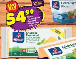 Shoprite Clover Cheddar/ Gouda Processed Cheese Slices offer