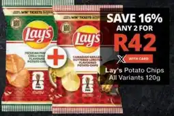 Checkers Lay's Potato Chips All Variants offer