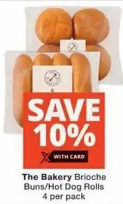 Checkers The Bakery Brioche Buns/ Hot Dog Rolls offer