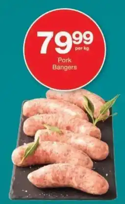 Checkers Pork Bangers offer