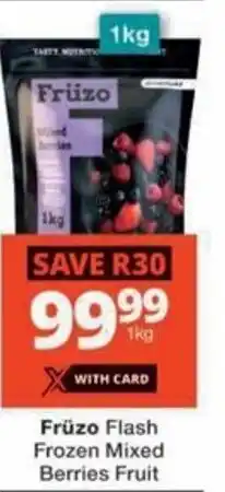 Checkers Früzo Flash Frozen Mixed Berries Fruit offer