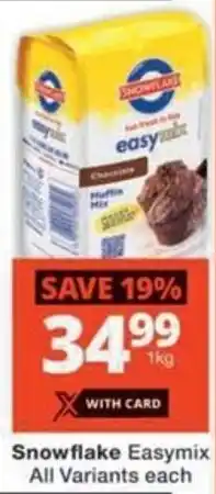 Checkers Snowflake Easymix All Variants offer