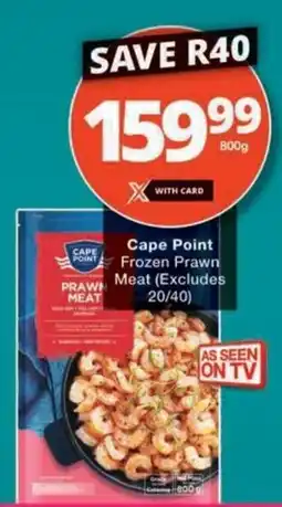 Checkers Cape Point Frozen Prawn Meat offer