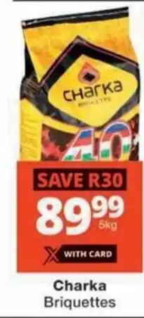 Checkers Charka Briquettes offer