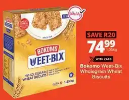 Checkers Bokomo Weet-Bix Wholegrain Wheat Biscuits offer