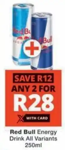 Checkers Red Bull Energy Drink All Variants offer