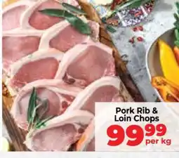 Food Lover's Market PORK RIB & LOIN CHOPS offer