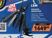 Midas LEM Goliath Multitool Including Nylon Pouch LEM001/2 offer