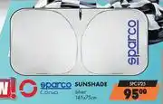 Midas Sparco Sunshade Silver 145 x 75cm SPC1725 offer