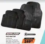 Midas Auto Gear PVC Mat Set 4 Piece Set MA35BK/GY offer