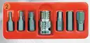 Midas Auto Gear 7 Piece Multi Spline Bit Sets Hex SS07H offer