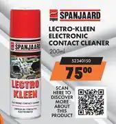 Midas Spanjaard Lectro Kleen Electronic Contact Cleaner 52340150-200ml offer