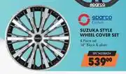 Midas Sparco Suzuka Style Wheel Cover Set SPC1433BKSV offer