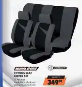 Midas Auto Gear Cyprus Seat Cover Set 11 Piece Set SA100/1 offer