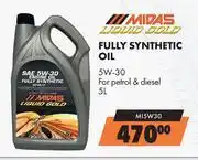 Midas Midas Liquid Gold Fully Synthetic Oil 5W-30 MI5W30-5L offer