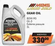 Midas Midas Liquid Gold Gear Oil 80W-90 M80W905-5L offer