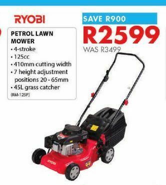 Petrol lawn mower