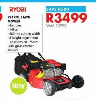 Petrol lawn mower