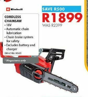 Chamberlain Cordless chainsaw offer
