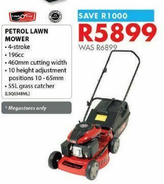 Chamberlain Petrol lawn mower offer