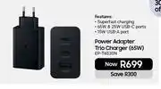 Samsung Samsung Galaxy Power Adapter Trio Charger 65W EP-T6530N offer