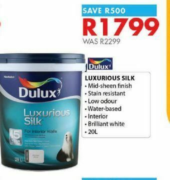 Chamberlain Luxurious silk offer