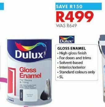 Chamberlain Gloss enamels offer