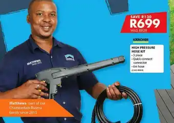 Chamberlain High pressure hose kit offer
