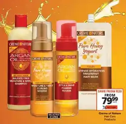 Checkers Creme of Nature Hair Care Products offer