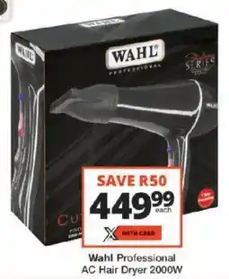 Checkers Wahl Professional AC Hair Dryer 2000W offer