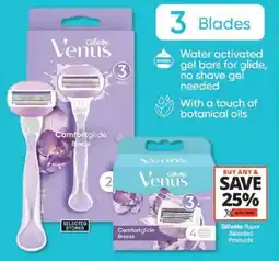 Checkers Gillette Razor Selected Products offer