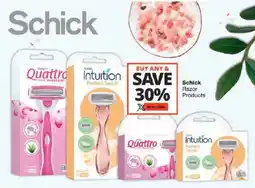 Checkers Schick Razor Products offer