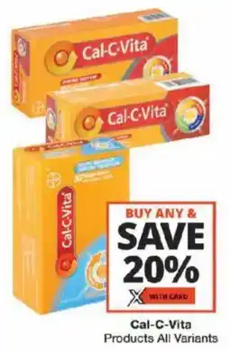 Checkers Cal-C-Vita Products All Variants offer