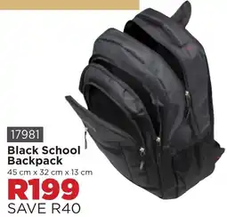 Botle Buhle Brands Black School Backpack offer