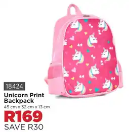Botle Buhle Brands Unicorn Print Backpack offer