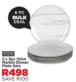 Botle Buhle Brands Olive Marble Dinner Plate Sets offer