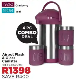 Botle Buhle Brands Airpot Flask & Glass Canister offer