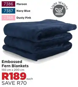 Botle Buhle Brands Embossed Fern Blankets offer