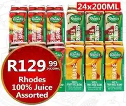 Take 'n Pay Rhodes 100% Juice Assorted offer