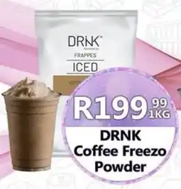 Take 'n Pay DRNK Coffee Freezo Powder offer