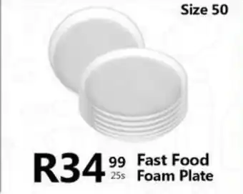 Take 'n Pay Fast Food Foam Plate offer
