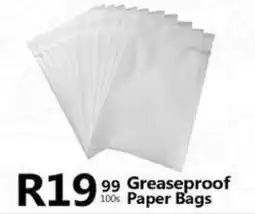Take 'n Pay Greaseproof Paper Bags offer